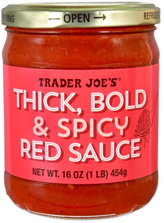 Sauce rouge épaisse, corsée et épicée Trader Joe's, 454 g