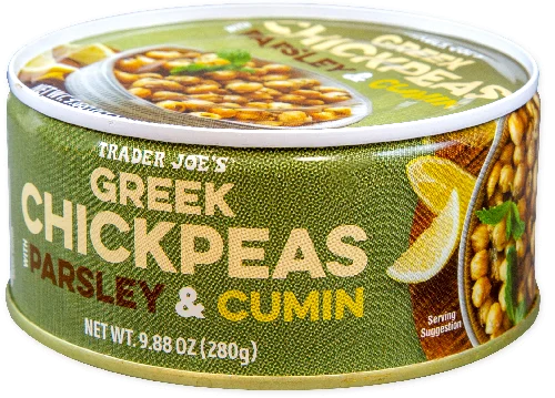 Pois chiches grecs au cumin et au persil Trader Joe's, 280 g