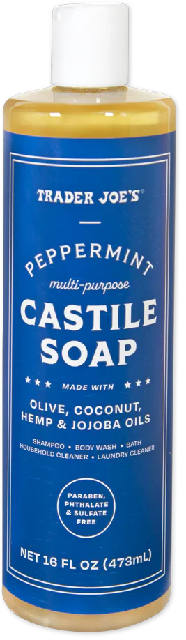 Savon de Castille multi-usage à la menthe poivrée Trader Joe's, 473 ml