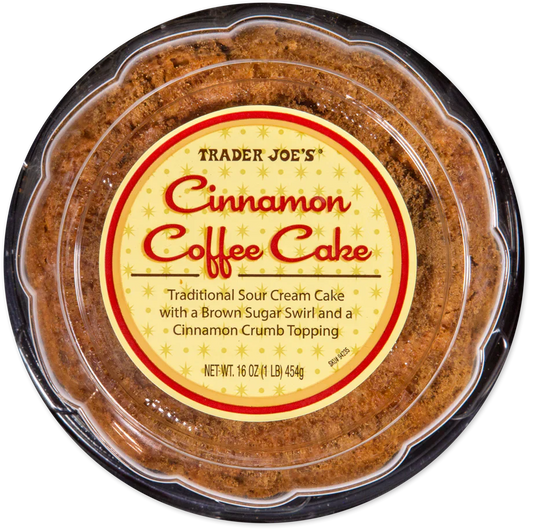 Gâteau au café à la cannelle Trader Joe's, 454g