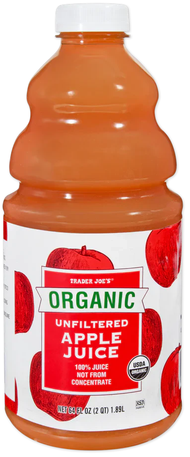 Jus de pomme bio non filtré Trader Joe's, 1,89 L