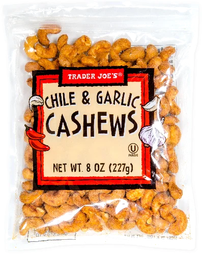 Noix de cajou pimentées à l'ail Trader Joe's, 227 g