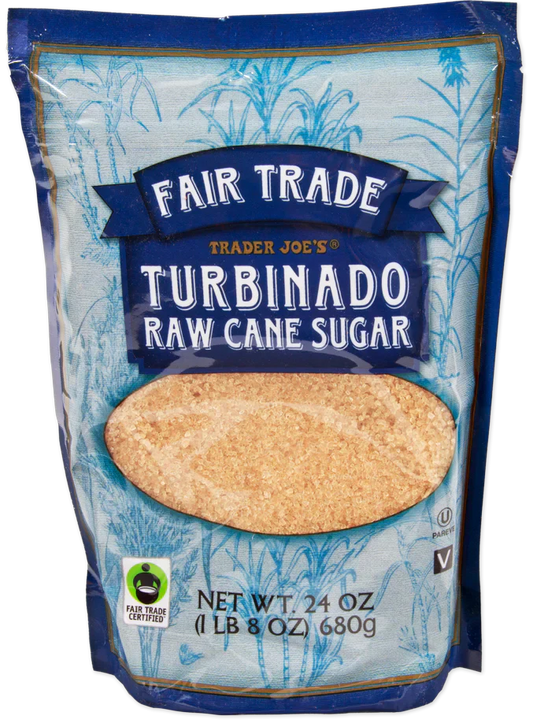 Sucre de canne brut Turbinado équitable Trader Joe's, 680 g