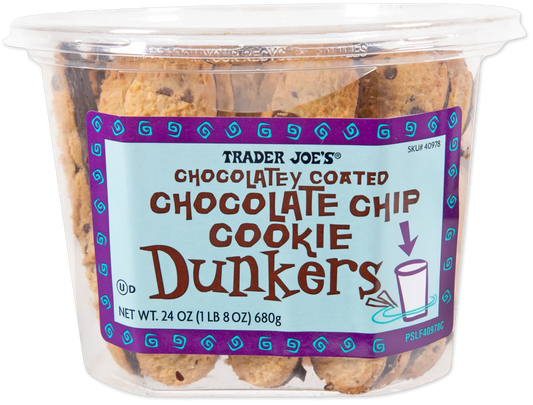 Biscuits aux pépites de chocolat enrobés de chocolat Trader Joe's, 680g