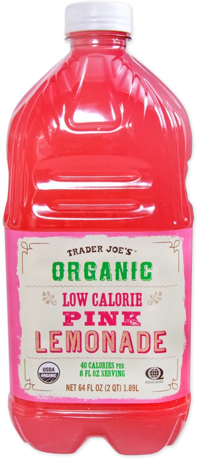 Limonade rose bio faible en calories Trader Joe's, 1,89 L