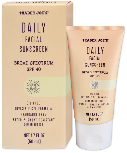 Trader Joe's Daily Facial Sunscreen SPF 40, 50mL