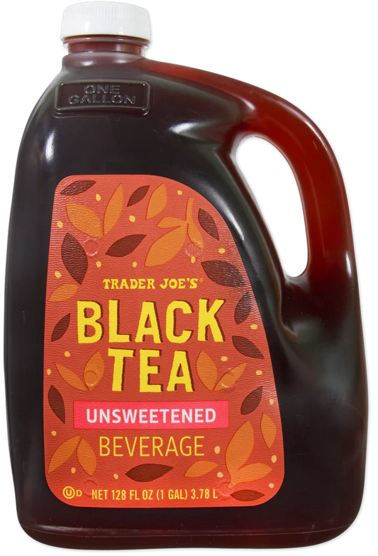 Boisson au thé noir non sucré Trader Joe's, 3,78 L
