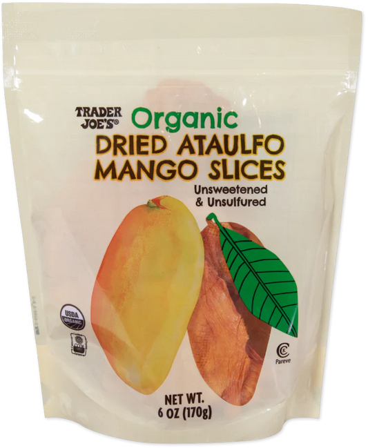 Tranches de mangue Ataulfo séchées biologiques Trader Joe's, 170 g