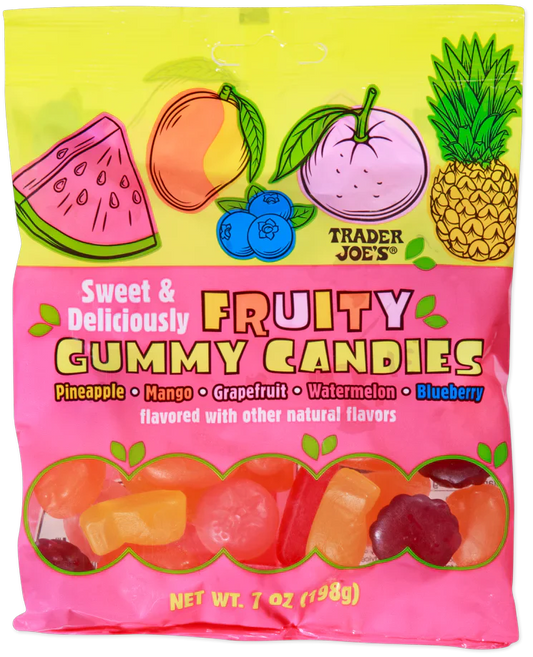 Bonbons gélifiés fruités Trader Joe's, 198g