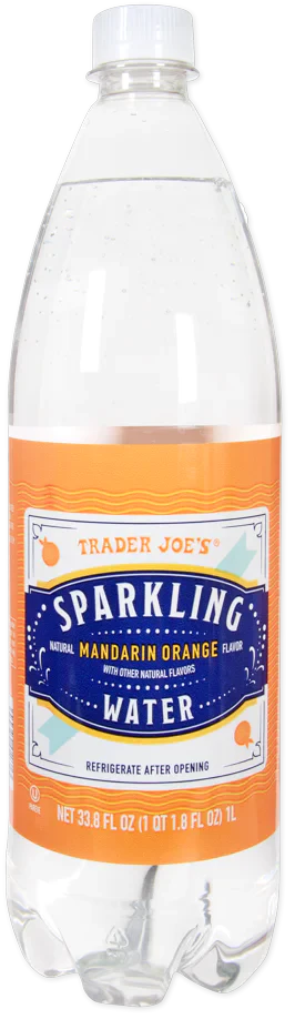 Eau pétillante Trader Joe's, Mandarine, 1 L