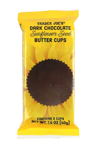 Coupes au beurre de graines de tournesol et chocolat noir Trader Joe's, 40 g