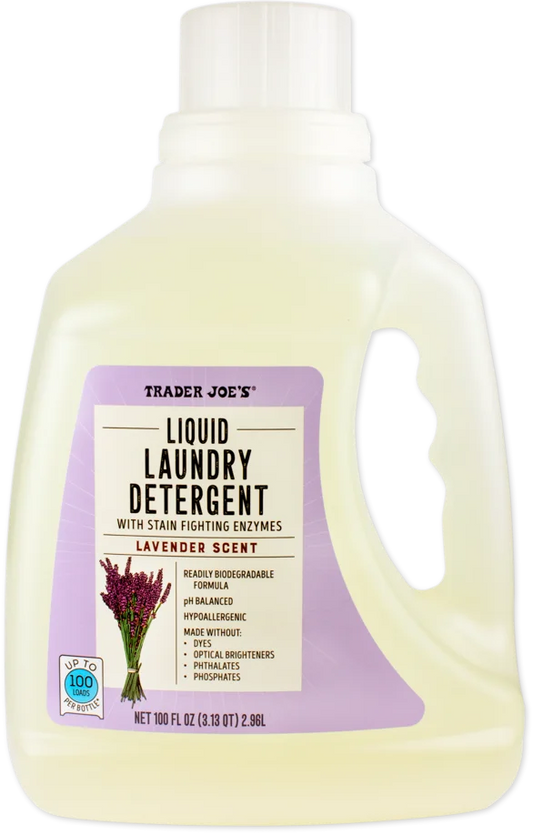 Lessive liquide Trader Joe's parfum lavande, 2,96 L