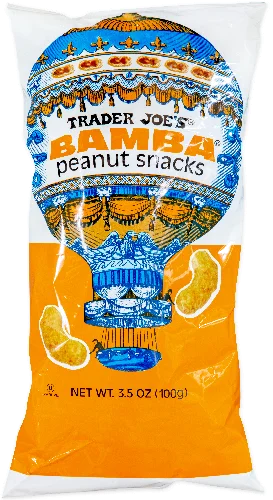 Biscuits apéritifs aux cacahuètes Bamba de Trader Joe's, 100g