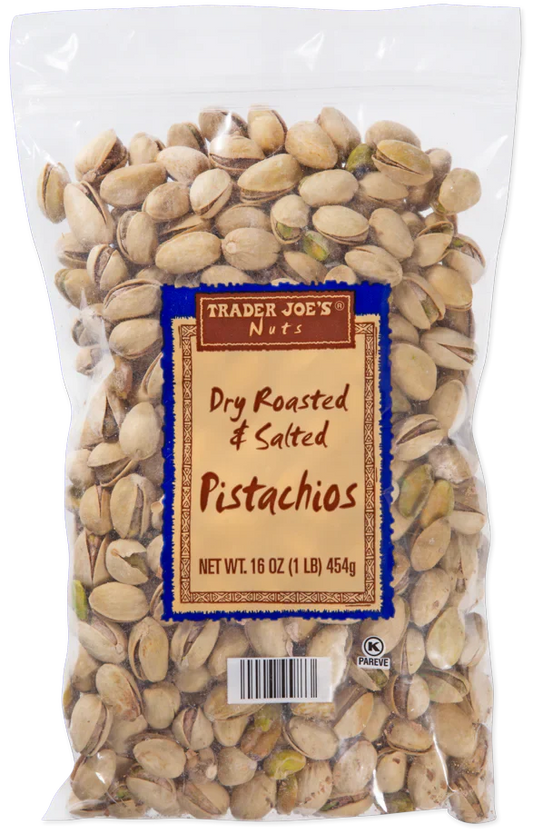 Pistaches grillées à sec et salées Trader Joe's, 454 g