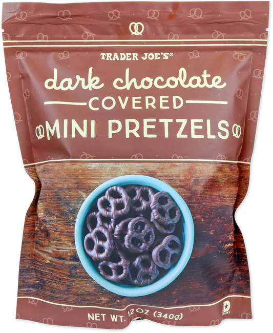 Mini-bretzels enrobés de chocolat noir Trader Joe's, 340 g