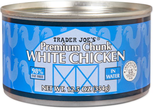 Poulet blanc en morceaux de qualité supérieure Trader Joe's, 354 g