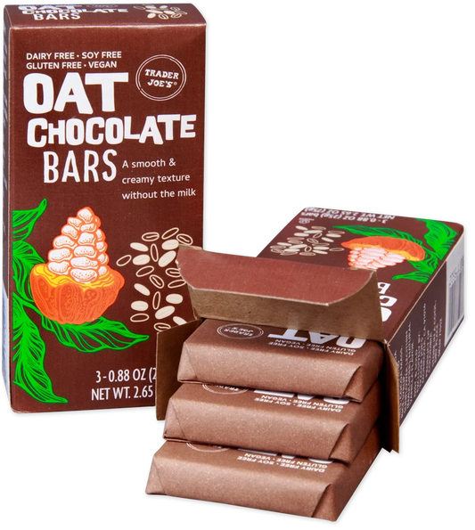 Trader Joe's Oat Chocolate Bars, 75g