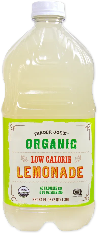 Limonade biologique faible en calories Trader Joe's, 1,89 L