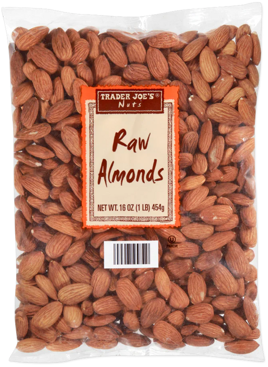 Amandes crues Trader Joe's, 454g