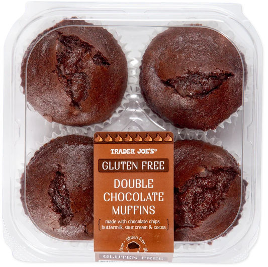 Trader Joe's Gluten Free Double Chocolate Muffins, 397g