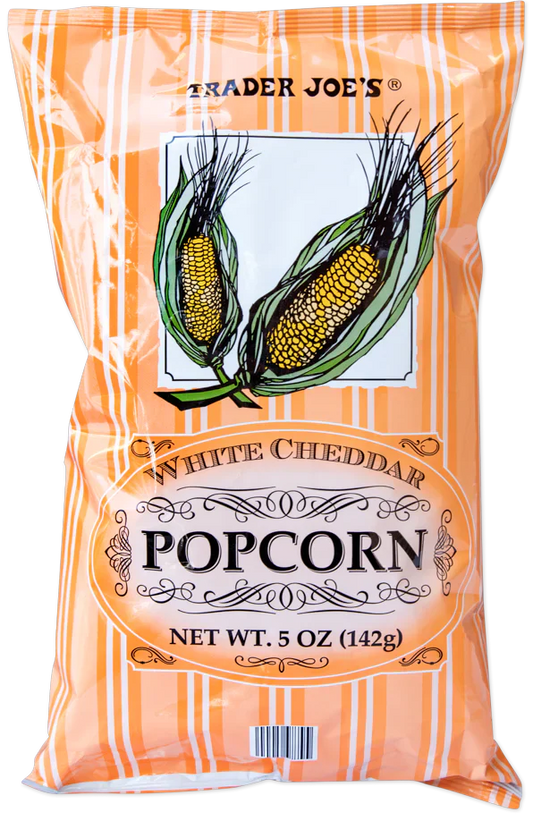 Trader Joe's White Cheddar Popcorn, 142g