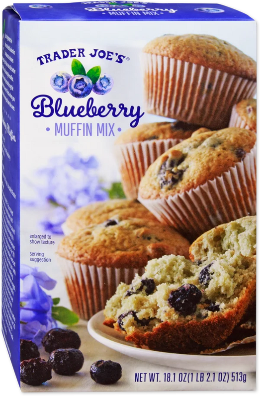 Préparation pour muffins aux myrtilles Trader Joe's, 513 g