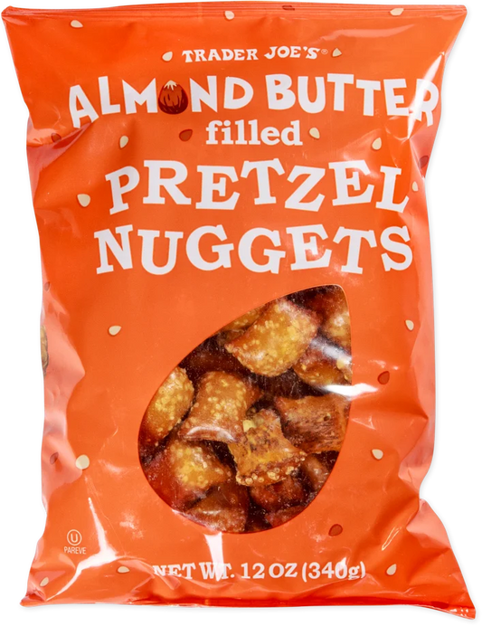 Trader Joe's Almond Butter Filled Pretzel Nuggets, 340g