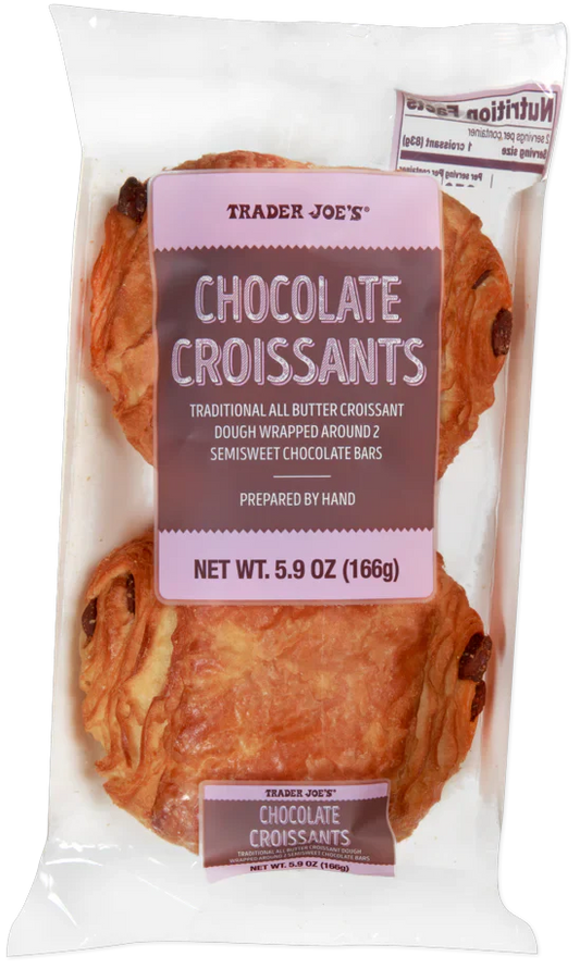 Croissants au chocolat Trader Joe's, 166g