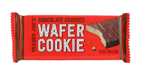 Biscuit gaufrette enrobé de chocolat Trader Joe's, 55g
