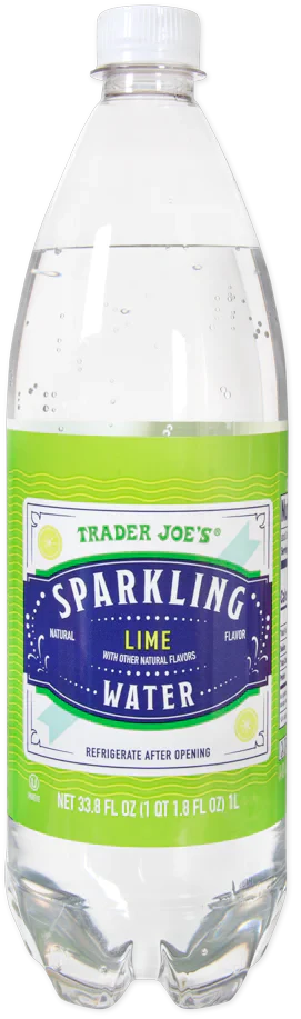 Eau pétillante, lime, 1 L, de Trader Joe's