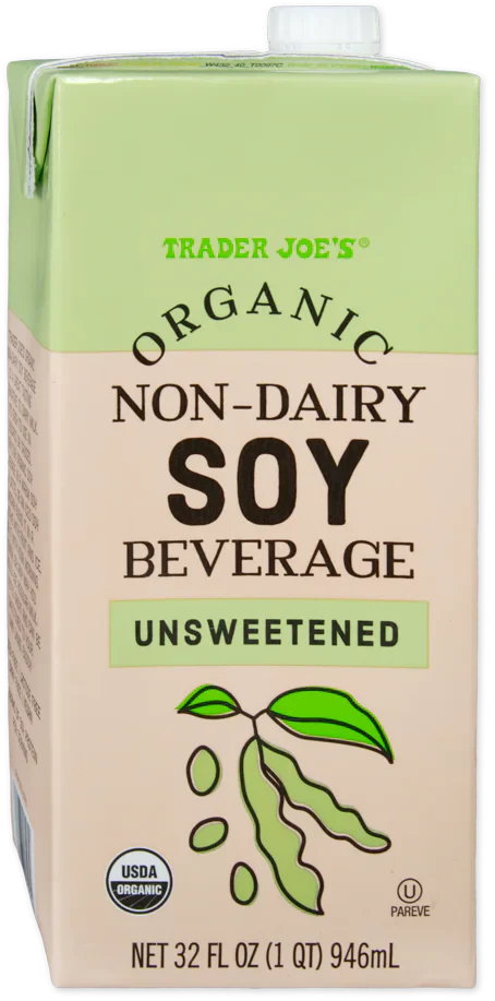Boisson au soja biologique sans produits laitiers non sucrée Trader Joe's, 946 mL