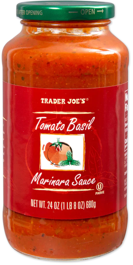 Sauce Marinara Tomate et Basilic Trader Joe's, 680g