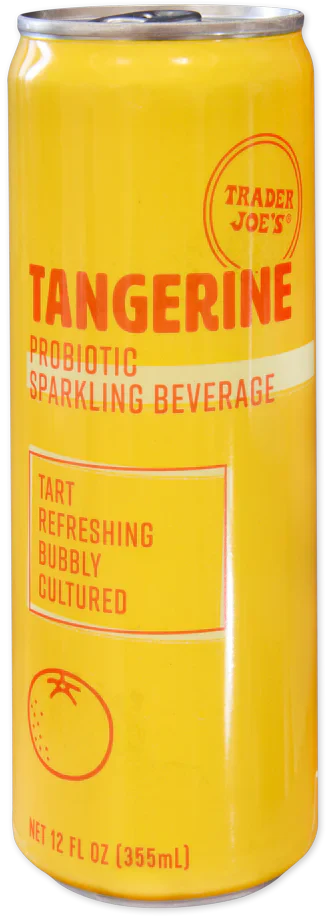 Boisson pétillante probiotique Trader Joe's, mandarine, 355 mL