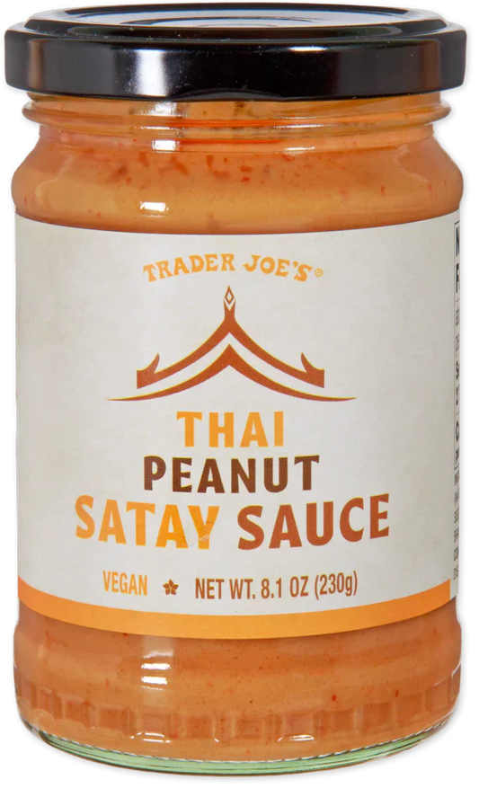 Sauce Satay Thaïlandaise aux Arachides Trader Joe's, 230g
