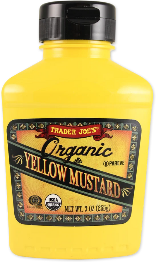 Moutarde jaune biologique Trader Joe's, 255g