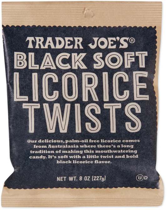 Trader Joe's Soft Black Licorice Twists, 227g