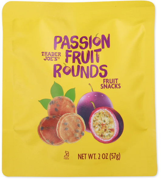 Trader Joe's Passion Fruit Rounds, 57g