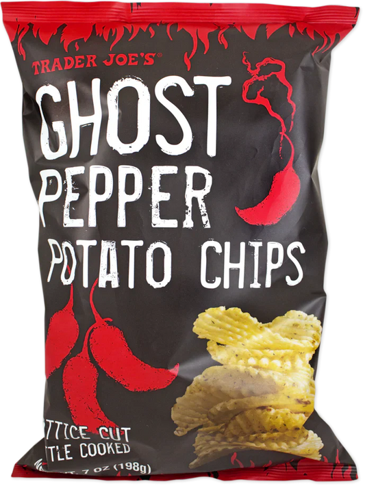 Trader Joe's Ghost Pepper Potato Chips, 198g