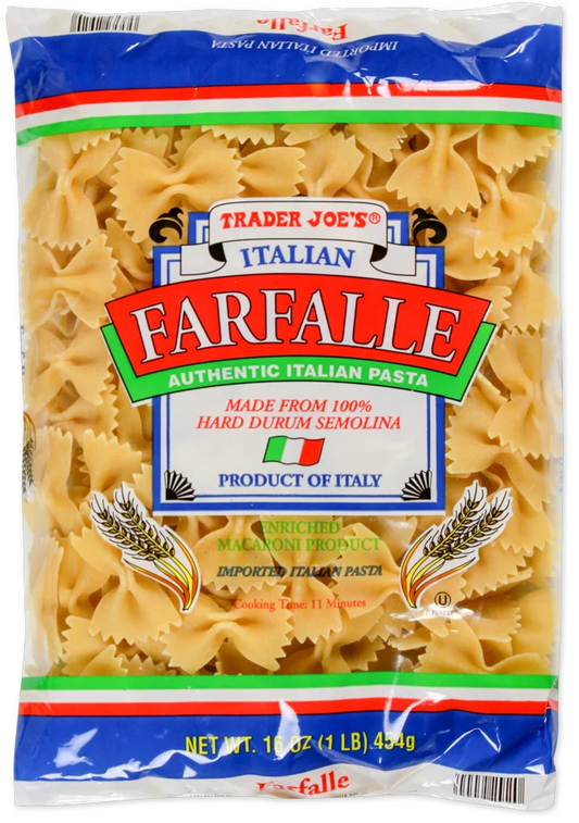 Farfalles italiennes Trader Joe's, 454 g