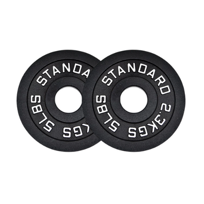 Cast Iron Weight Plates - Standard, Olympic in LBs, KGs