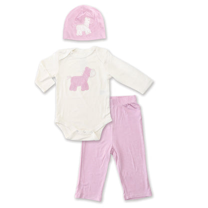 Bamboo Baby Gift Set (Orchid/Zebra)