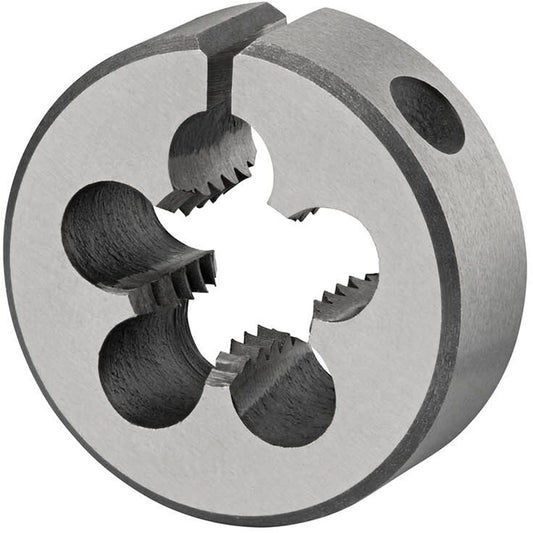 Filière ronde réglable, filetage M10 X 1,25, acier rapide