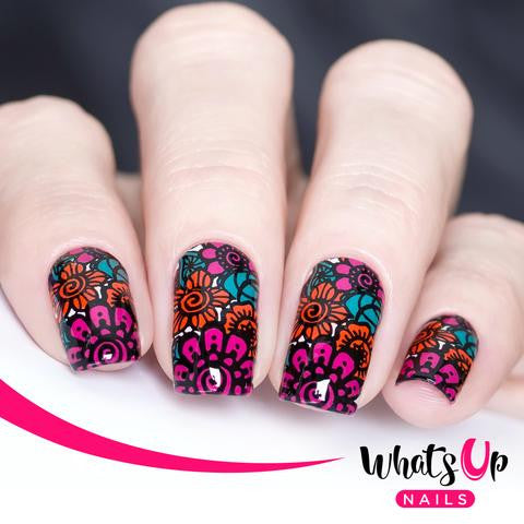 Whats Up - The Art of Henna Stamping Plate