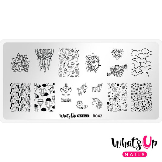 Whats Up - Plaque de stamping Tête dans les nuages