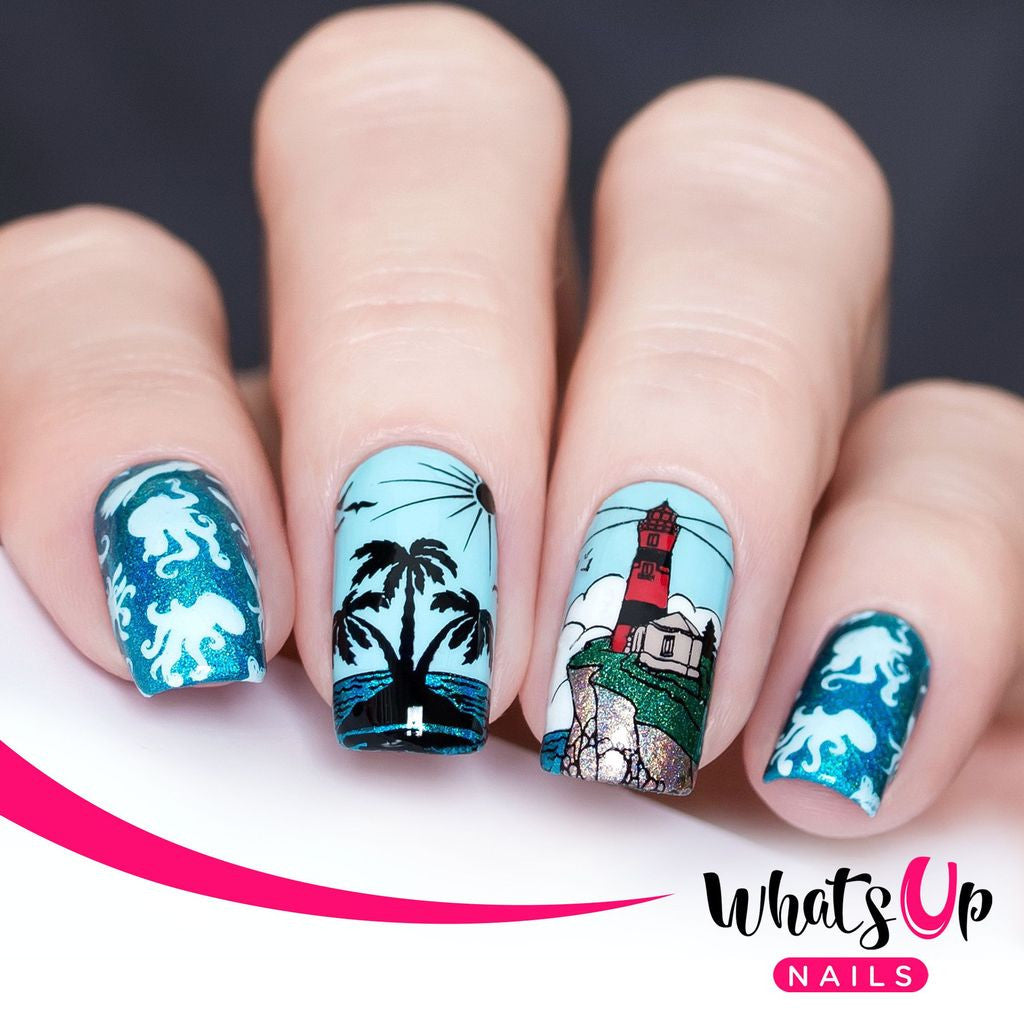 Whats Up - Coasting to the Sea Stamping Plate