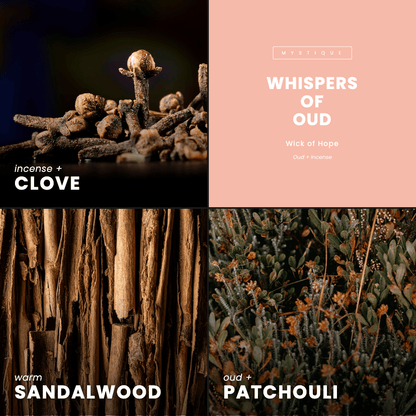 Bougie Murmures d'Oud | Oud + Encens