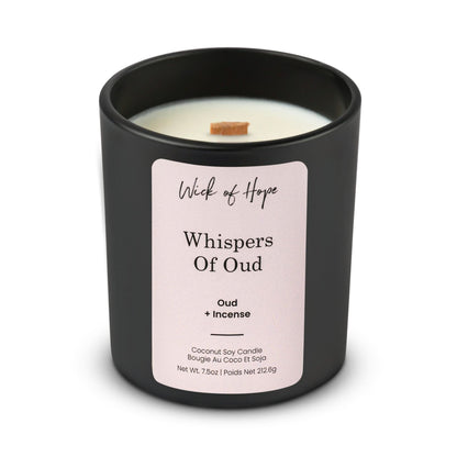 Bougie Murmures d'Oud | Oud + Encens