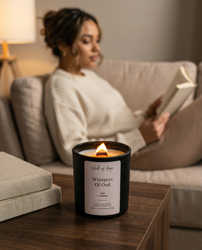 Whispers of Oud Candle | Oud + Incense