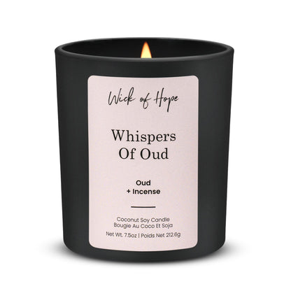 Whispers of Oud Candle | Oud + Incense