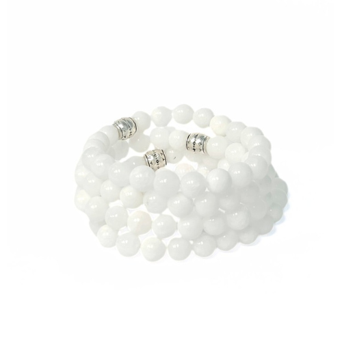 White Jade Gemstone Bracelet | The Stone of Spiritual Enlightenment